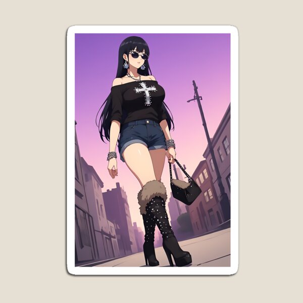 Item preview, Beautiful Y2K Anime Girl City Watching designed and sold by aniiromy.