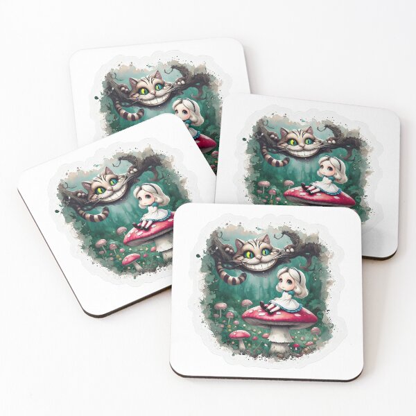 Item preview, Chibi Alice and Classic Storybook Cheshire Cat designed and sold by ArtisticDesignsbyLinda.
