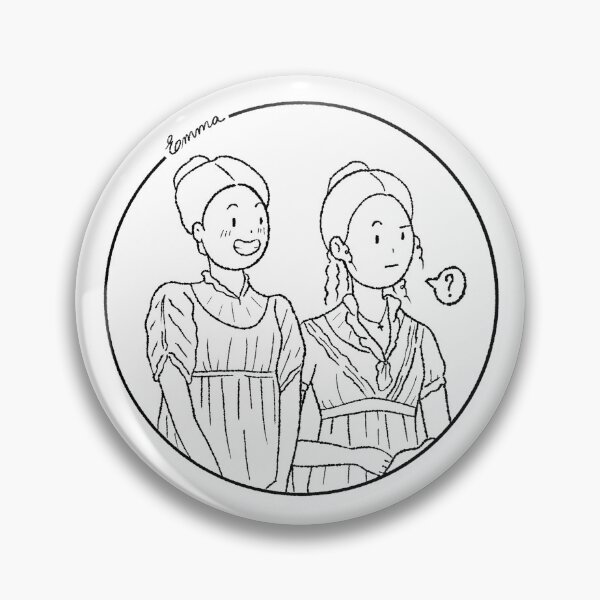 Item preview, Jane Austen Emma Scene Cute Drawing 2 designed and sold by MariOyama.