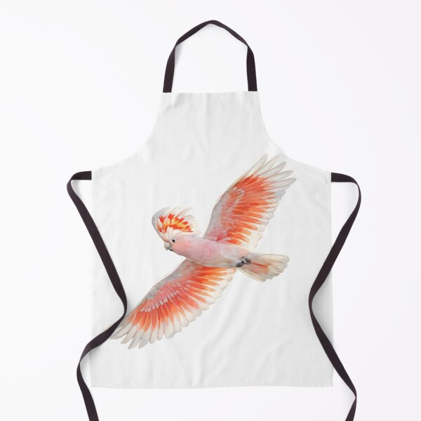 Item preview, Major Mitchell's Cockatoo in Flight Watercolour designed and sold by Jaruart.