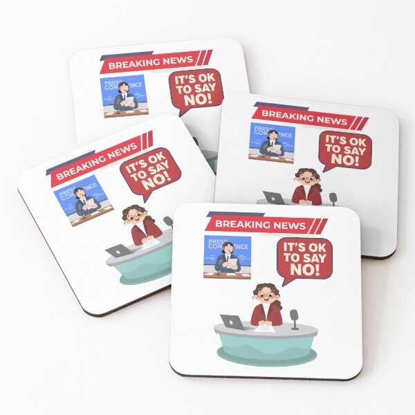 Item preview, Breaking News Its OK to Say No - Boundaries Self Care Design designed and sold by Liberty To Go.