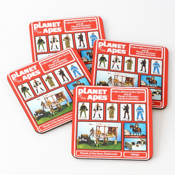 Item preview, Planet of the Apes action figure backing card designed and sold by The Retromotel.