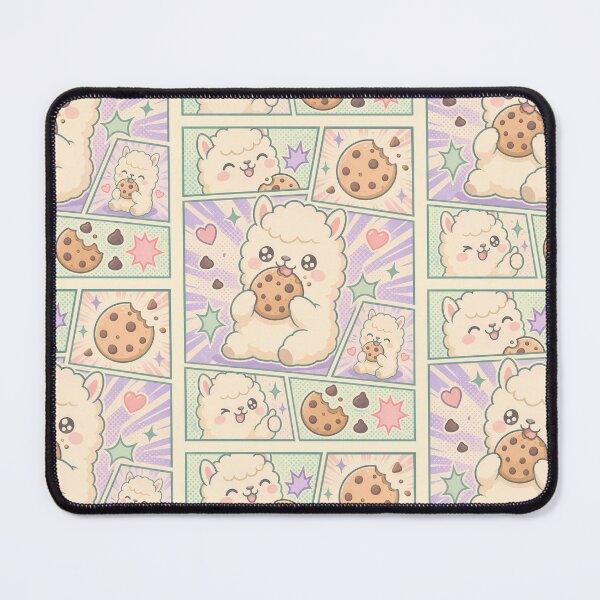 Item preview, Kawaii Lamb Eating Chocolate Cookies Pop Panels designed and sold by Magmashup.