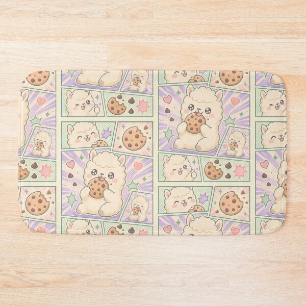 Item preview, Kawaii Lamb Eating Chocolate Cookies Pop Panels designed and sold by Gift Phrase Studio.