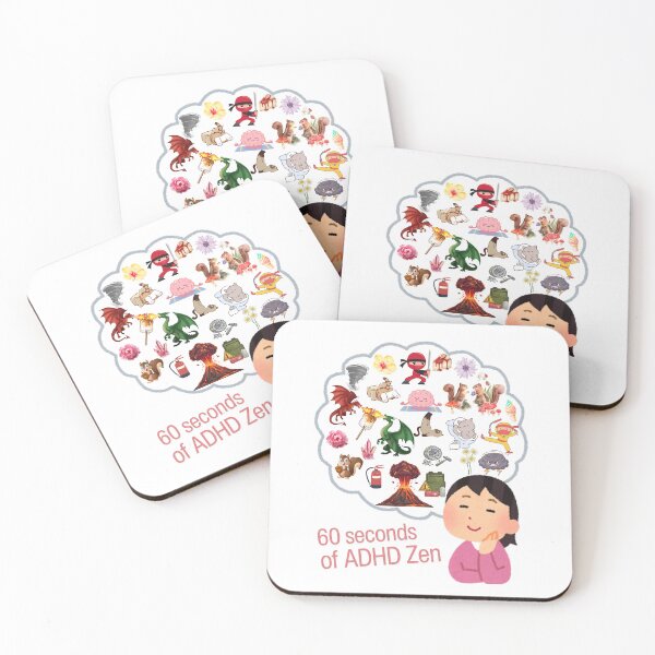 Item preview, 60 Seconds of ADHD Zen - Funny ADHD Humor Design designed and sold by Liberty To Go.