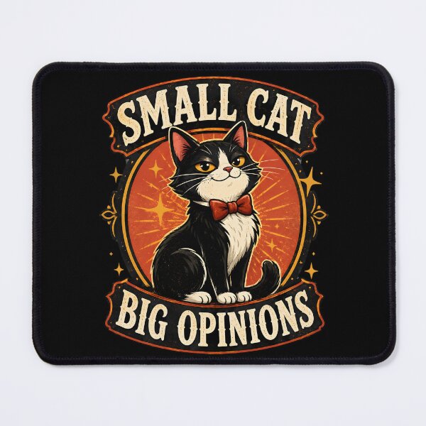 Item preview, Small Cat Big Opinions designed and sold by RexNoise.