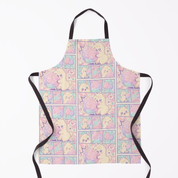Item preview, Kawaii Lamb Eating Cotton Candy Pop Panels designed and sold by Magmashup.