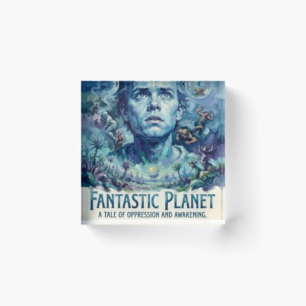 Item preview, Fantastic Planet Retro Sci-Fi Surrealism Tribute Art Movie Poster designed and sold by Art's Diner.