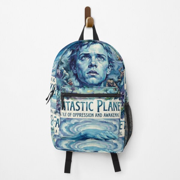 Item preview, Fantastic Planet Retro Sci-Fi Surrealism Tribute Art Movie Poster designed and sold by Art's Diner.
