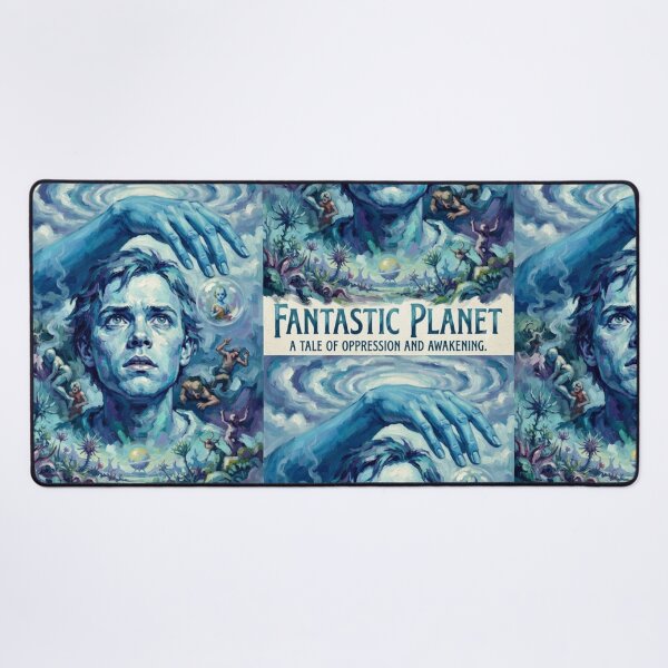 Item preview, Fantastic Planet Retro Sci-Fi Surrealism Tribute Art Movie Poster designed and sold by Art's Diner.
