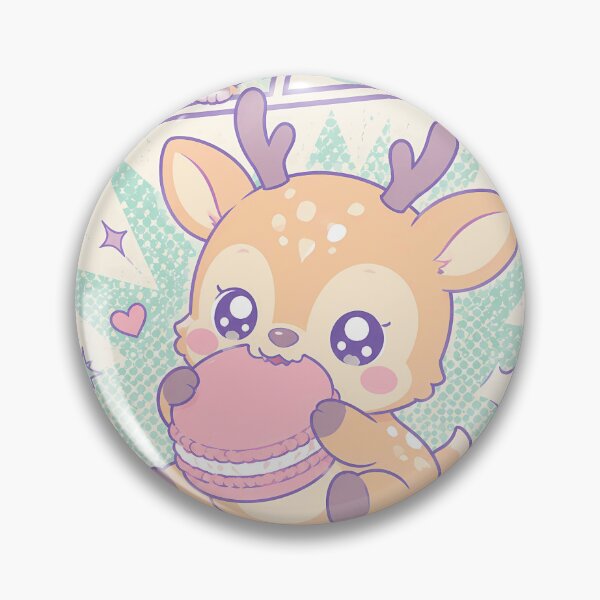Item preview, Kawaii Fawn Eating Cookies Pop Panels designed and sold by Gift Phrase Studio.
