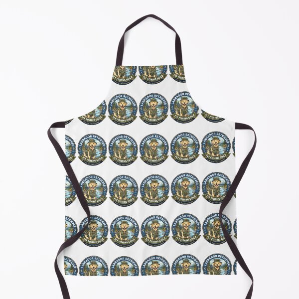 Item preview, Labrador Retriever Fly Fishing Guild Angler Rod Waders designed and sold by PictoVibe.