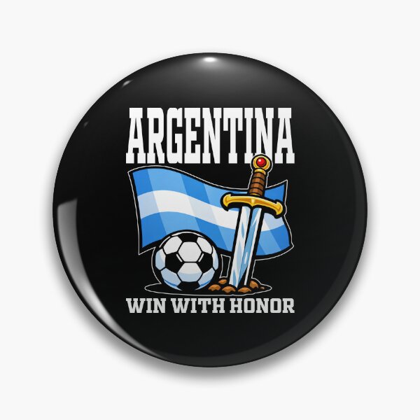 Item preview, ARGENTINA - WIN WITH HONOR - FIFA WORLD CUP designed and sold by KEF Custom.