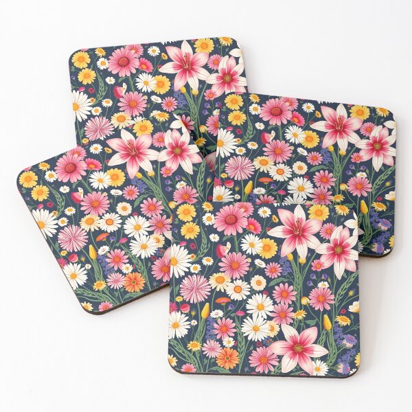 Item preview, A Vibrant Floral Pattern designed and sold by artedamensagem.