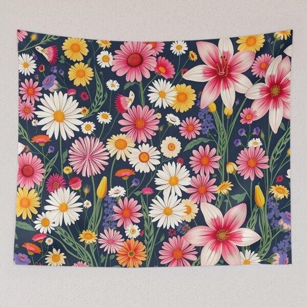Item preview, A Vibrant Floral Pattern designed and sold by artedamensagem.