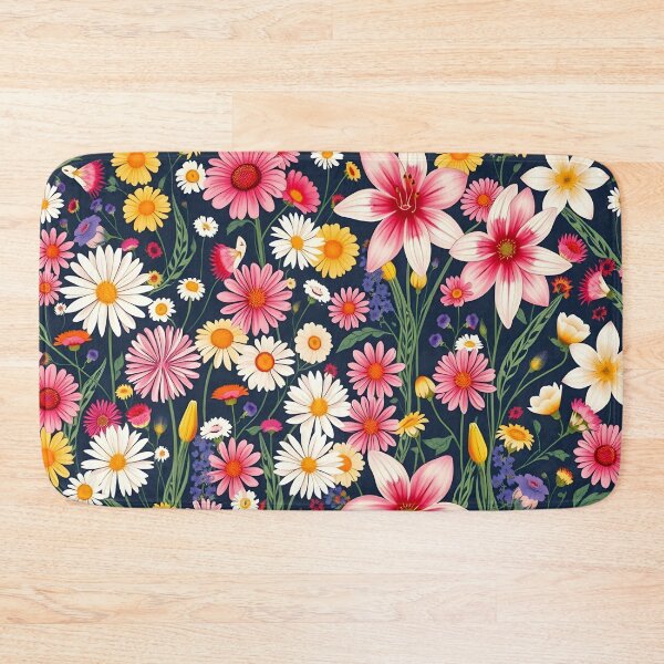 Item preview, A Vibrant Floral Pattern designed and sold by artedamensagem.