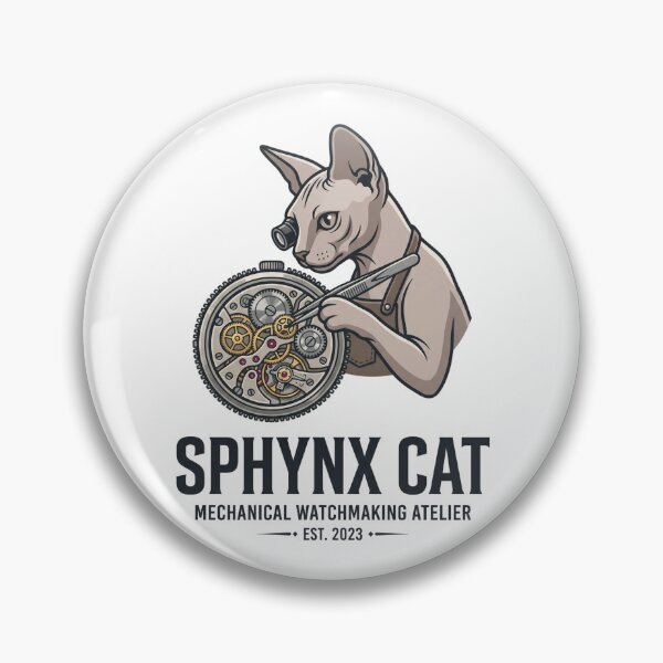 Item preview, Sphynx Cat Mechanical Watchmaking Atelier Horology Gear designed and sold by PictoVibe.