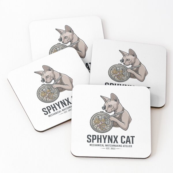 Item preview, Sphynx Cat Mechanical Watchmaking Atelier Horology Gear designed and sold by PictoVibe.