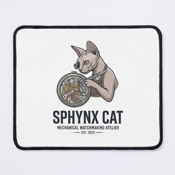 Item preview, Sphynx Cat Mechanical Watchmaking Atelier Horology Gear designed and sold by PictoVibe.