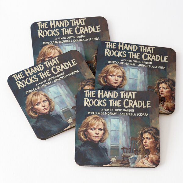 Item preview, The Hand That Rocks The Cradle Retro Psychological Thriller Tribute Art Movie Poster designed and sold by Art's Diner.