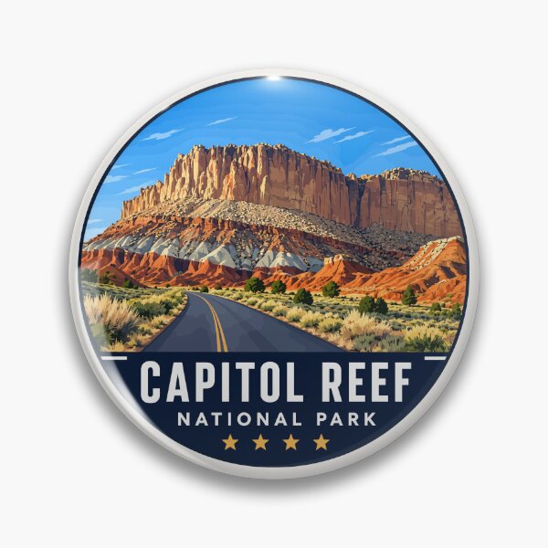 Item preview, Capitol Reef National Park Utah Sticker designed and sold by Gideon Emmerich.