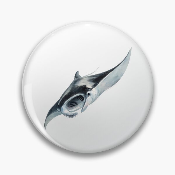 Item preview, Reef Manta Ray Watercolour designed and sold by Jaruart.