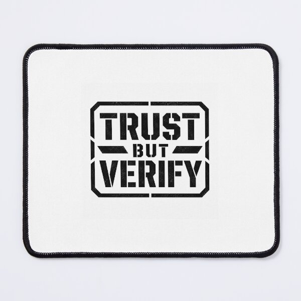 Item preview, Lesson: Trust but Verify designed and sold by ContinuityGear.
