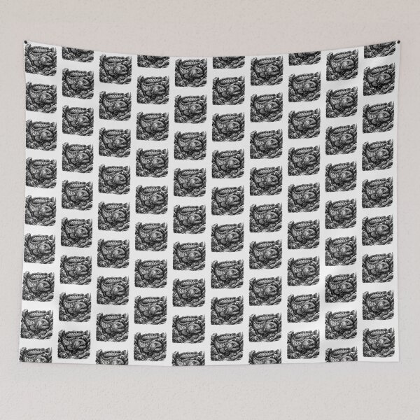 Item preview, Vintage Woodcut Wolffish Illustration designed and sold by DuckOddity.