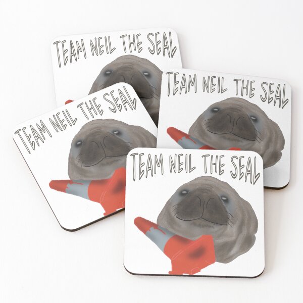 Item preview, Neil the Seal Large and In Charge Illustrated Design Funny Tasmania Meme designed and sold by yashiki.