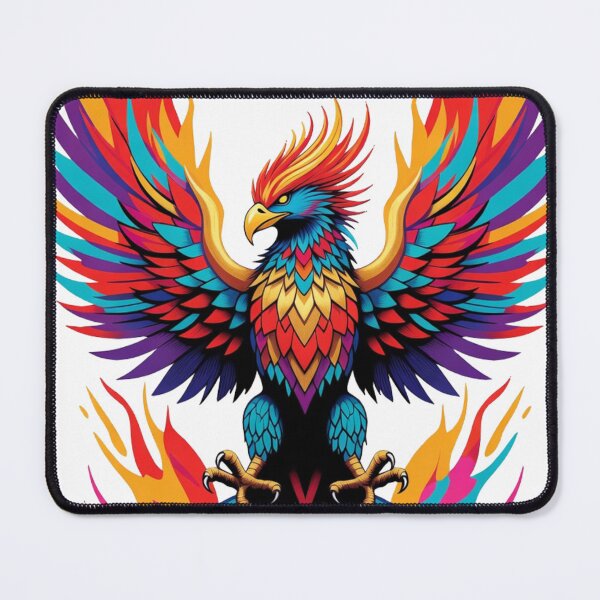 Item preview, Vibrant pop art style firebird: the rebirth of the Phoenix designed and sold by JonelleTshirts.
