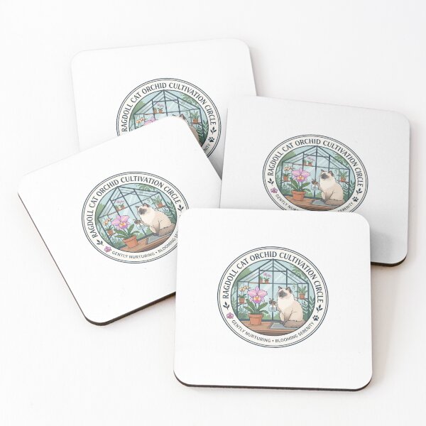 Item preview, Ragdoll Cat Orchid Cultivation Circle Greenhouse Mist designed and sold by PictoVibe.