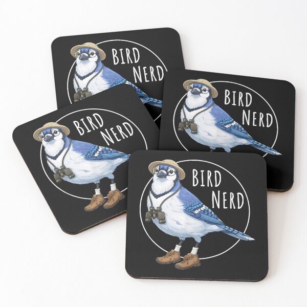 Item preview, Arrendajo azul observando aves designed and sold by goombi-creative.