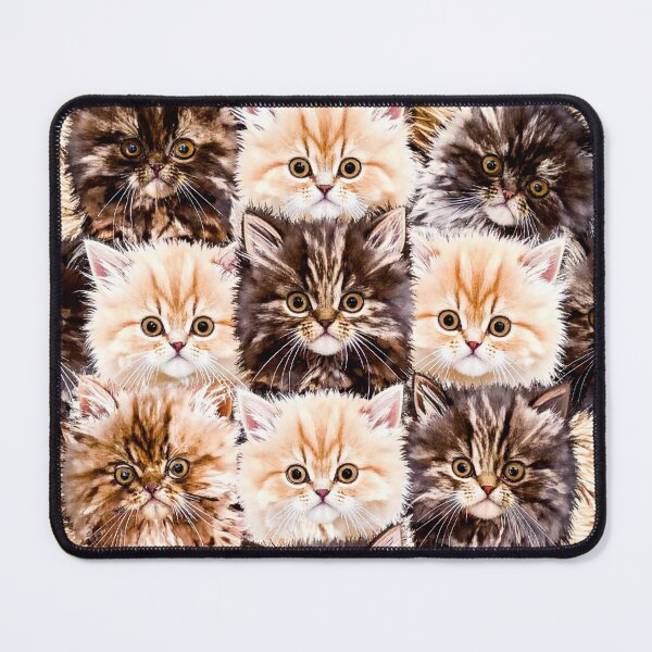 Item preview, Kitten Faces (tan & black) designed and sold by WeaveSphere.