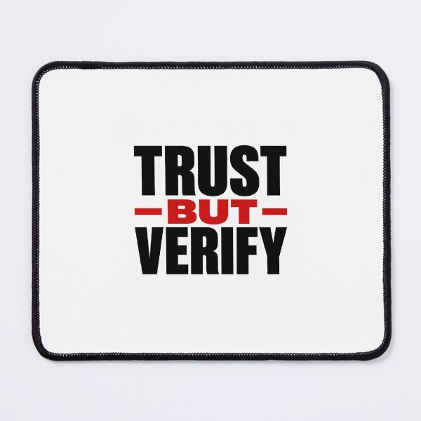 Item preview, Lesson: Trust but Verify designed and sold by ContinuityGear.