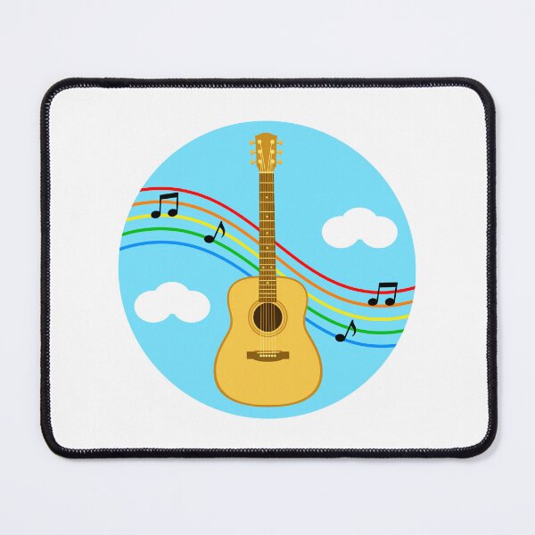 Item preview, Guitar and Rainbow for Kids designed and sold by Periwinkle Popsicle.