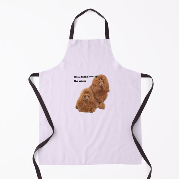 Item preview, Me And Bestie Leaving The Salon Funny Poodle Print designed and sold by chaos-and-curls.
