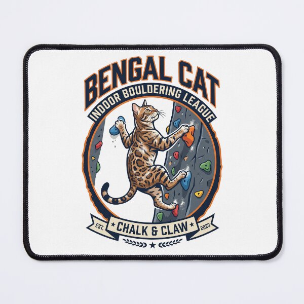 Item preview, Bengal Cat Indoor Bouldering League Climbing Hold designed and sold by PictoVibe.