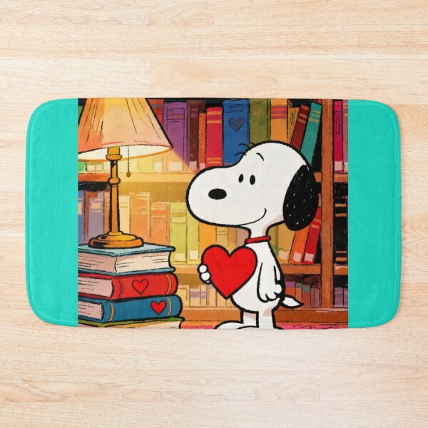 Item preview, Snoopy Library Book Lamp Valentine Art designed and sold by Innova_Creations.
