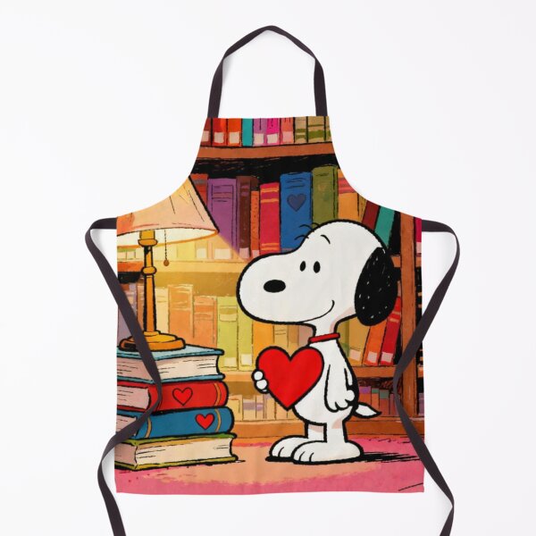 Item preview, Snoopy Library Book Lamp Valentine Art designed and sold by Innova_Creations.