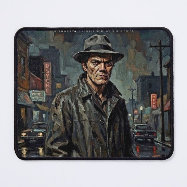 Item preview, Psycho Killer Neo-Noir Thriller Movie Tribute Art Poster designed and sold by Art's Diner.