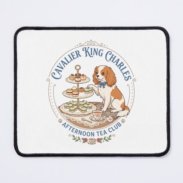 Item preview, Cavalier King Charles Afternoon Tea Club Stand Porcelain designed and sold by PictoVibe.