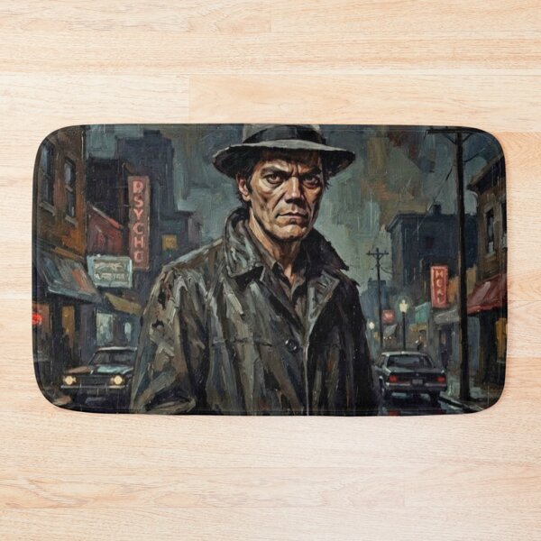 Item preview, Psycho Killer Neo-Noir Thriller Movie Tribute Art Poster designed and sold by Art's Diner.