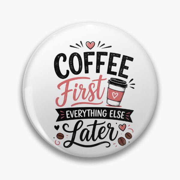Item preview, Coffee Lover Minimal Design | Cute Coffee Quote Gift for Caffeine Lovers designed and sold by Krish685.