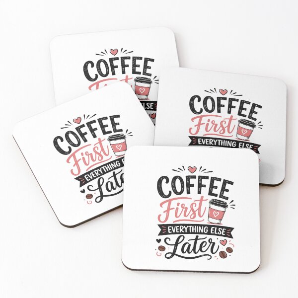Item preview, Coffee Lover Minimal Design | Cute Coffee Quote Gift for Caffeine Lovers designed and sold by Krish685.
