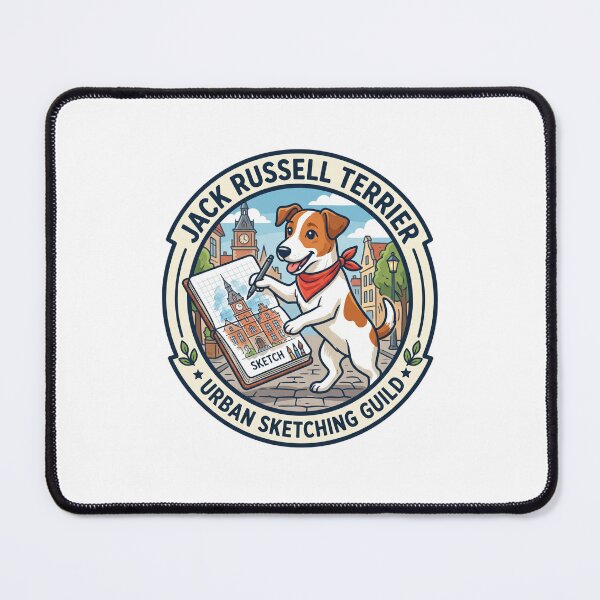 Item preview, Jack Russell Terrier Urban Sketching Guild Pocket Sketchbook designed and sold by PictoVibe.