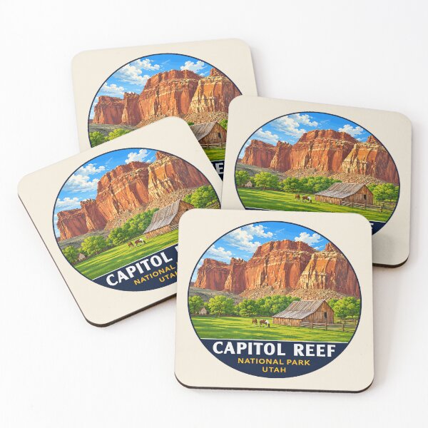 Item preview, Capitol Reef National Park Utah Sticker designed and sold by Gideon Emmerich.