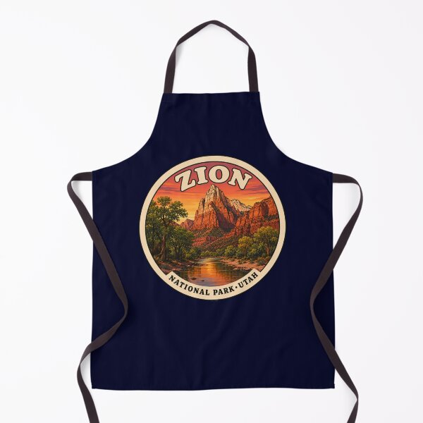 Item preview, Zion National Park Utah Sunset with Hidden Bigfoot designed and sold by Swanny's Custom T-shirt and Gift Designs.