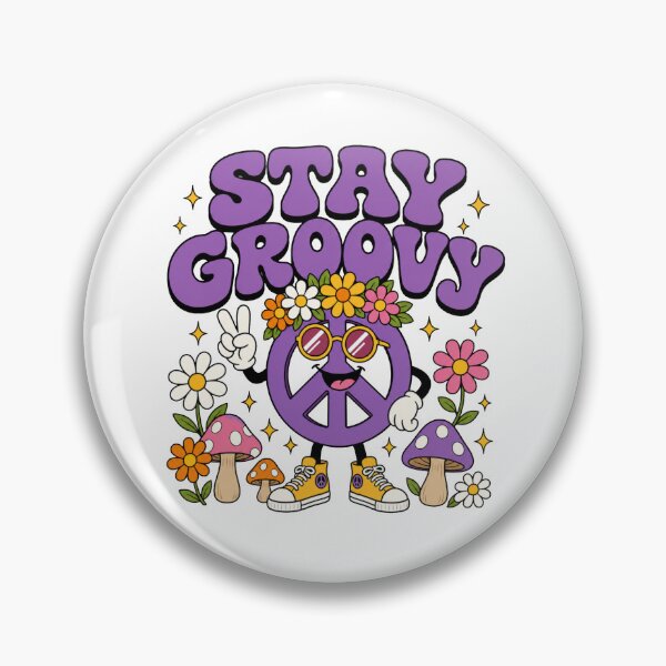 Item preview, Stay Groovy designed and sold by GrooveAndGlow.