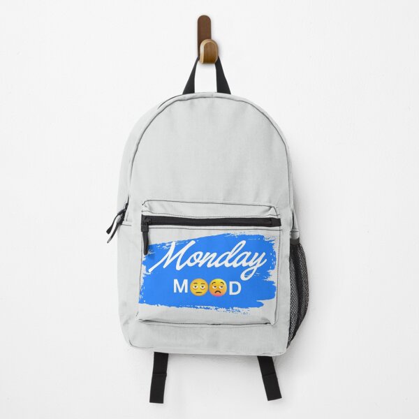 Item preview, Monday Mood | Monday Blues Funny Emoji Typography Design designed and sold by Ginastle26.
