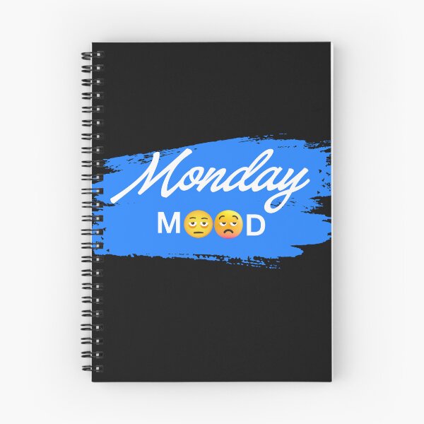 Item preview, Monday Mood | Monday Blues Funny Emoji Typography Design designed and sold by Ginastle26.